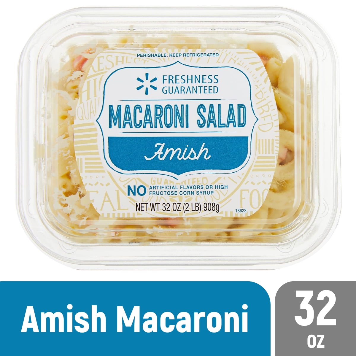 Freshness Guaranteed Refrigerated Amish Macaroni Salad, 32 oz, 1 ct