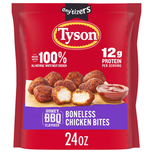 Tyson Foods Frozen Any'tizers Boneless Chicken Bites Honey BBQ, 24 OZ