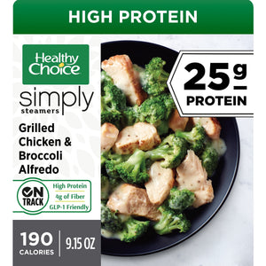 Healthy Choice Frozen Simply Steamers Grilled Chicken & Broccoli Alfredo, 9.15 oz
