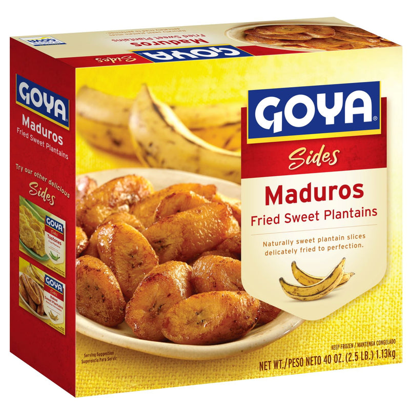 GOYA Frozen Sweet Plantains, 40oz Box — package