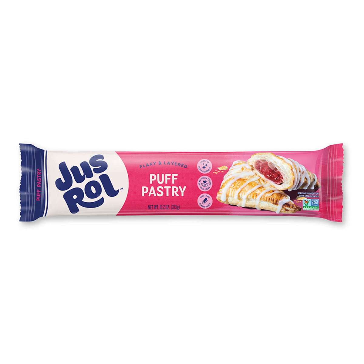 Jus-Rol Refrigerated Flaky & Layered Puff Pastry Sheet, 13.2 oz, 1 ct