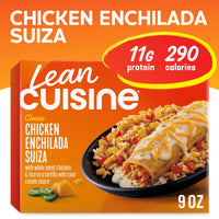 Lean Cuisine Chicken Enchilada Suiza, Frozen Meal, 9 oz — package