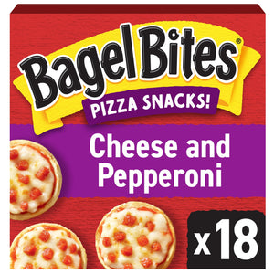 Bagel Bites Frozen Mini Pizza Bagels Cheese and Pepperoni, 14 oz, 18 ct