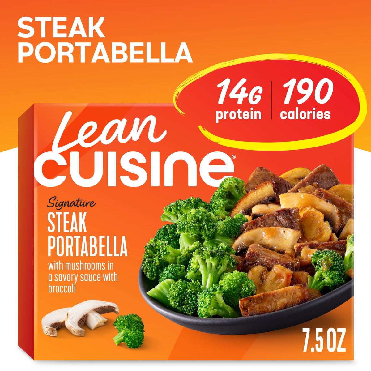 Lean Cuisine Frozen Meal Steak Portabella, 7.5 oz