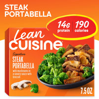 Lean Cuisine Steak Portabella, Frozen Meal, 7.5 oz — package