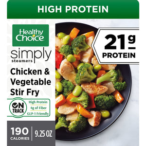 Healthy Choice Frozen Simply Steamers Chicken & Vegetable Stir Fry, 9.25 oz