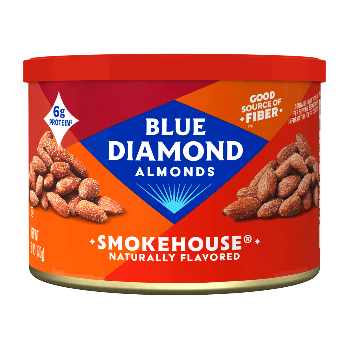 Blue Diamond Almonds Refrigerated Classic Smokehouse Flavored Almonds, 6 oz