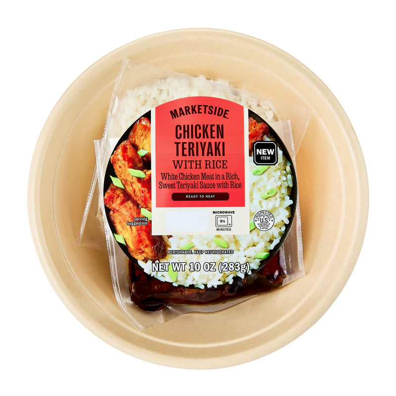 Marketside Ready to Heat Chicken Teriyaki Meal, 10 oz (Refrigerated) — package