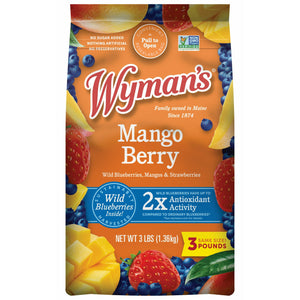 Wyman's Frozen Mango Berry Fruit Blend, 48 oz