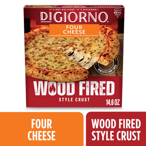 DiGiorno Frozen Pizza Wood Fired Style Crust Four Cheese, 14.6 oz
