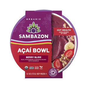 Sambazon Frozen Acai Bowl Berry Bliss, 6.1 oz, 1 ct