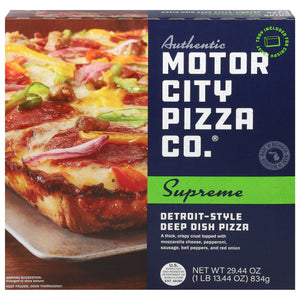 Motor City Pizza Frozen Detroit-Style Pizza Supreme, 29.44 oz