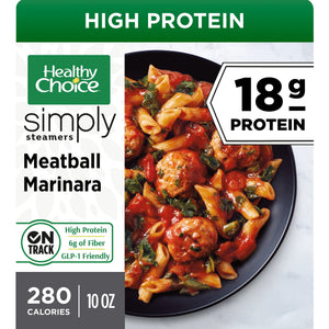Healthy Choice Frozen Simply Steamers Meatball Marinara, 10 oz