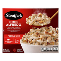 Stouffer’s Chicken Alfredo Pasta, Family Size, Chicken Pasta, Frozen Dinners, 31 oz., (Frozen) — package