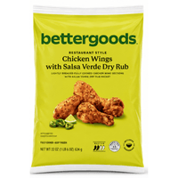 bettergoods Chicken Wings with Salsa Verde Dry Rub, 22 oz (Frozen) — package