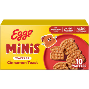 Eggo Frozen Minis Waffles Cinnamon Toast, 10.75 oz, 10 ct