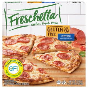Freschetta Frozen Gluten Free Thin Crust Pizza Pepperoni, 17.78 oz