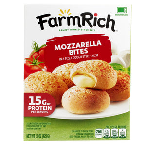 Farm Rich Frozen Mozzarella Cheese Bites, 15.0 oz