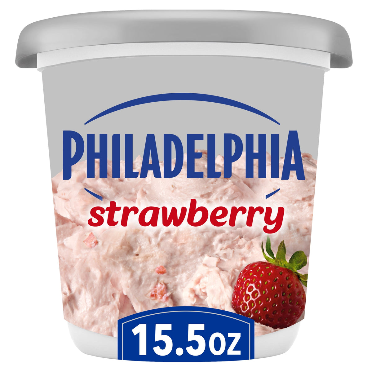 Philadelphia Refrigerated Cream Cheese Spread Strawberry, 15.5 oz, 1 ct