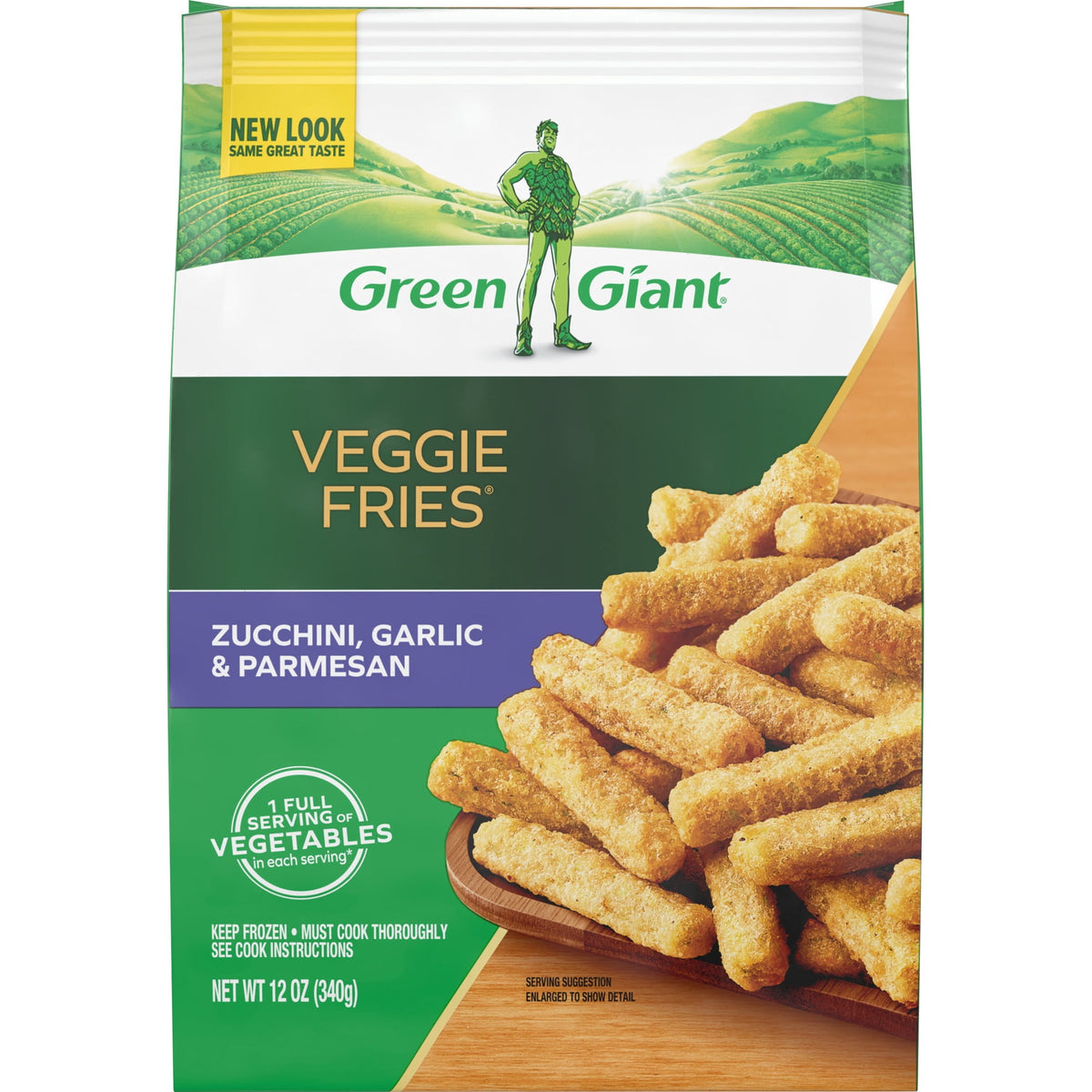 Green Giant Frozen Veggie Fries Zucchini Garlic & Parmesan, 12 oz