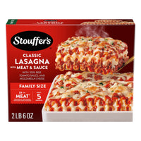 Stouffer's Family Size Lasagna with Meat & Sauce Frozen Meal — package