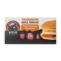 Kodiak Protein-Packed Frozen Breakfast Sandwiches, Bacon and Colby Jack, 2 Count, 9.24 oz — package