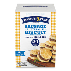 Odom's Tennessee Pride Frozen Sausage & Buttermilk Biscuits, 34.8 oz, 24 ct