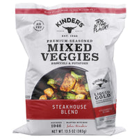 Kinder's Steakhouse Blend Mixed Veggies, 13.5 oz (Frozen) — package