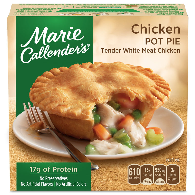 Marie Callender's Chicken Pot Pie, Frozen Meal, 10 oz. — package