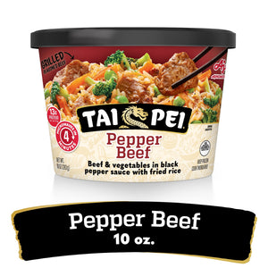 Tai Pei Frozen Asian Entrée Pepper Beef, 10 oz