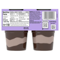 Jell-O Original Chocolate Vanilla Swirls Artificially Flavored Ready-to-Eat Pudding Snack Cups, 4 Count Cups — photo 2