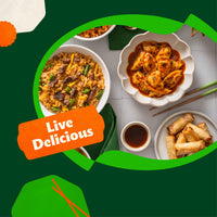 Bibigo Frozen Vegetable & Pork Spicy Sauced Dumplings, 9.01 oz — photo 2