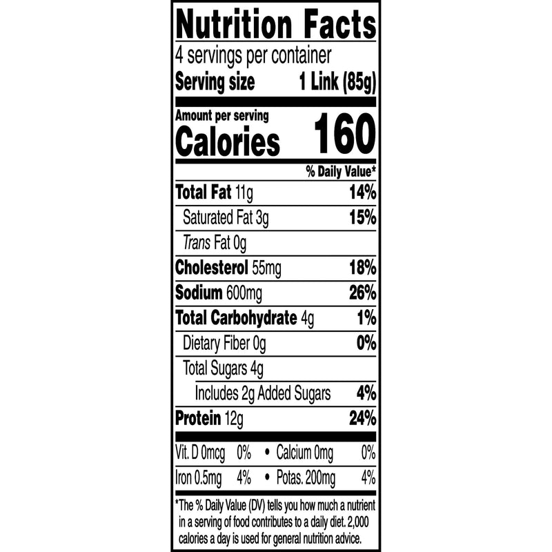 Aidells Chicken & Apple Smoked Chicken Sausage Links, 12 oz, 4 Count — photo 2