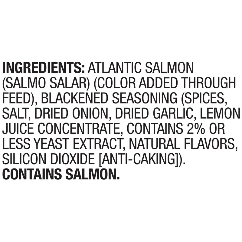 Marketside Blackened Atlantic Salmon, 1 lb Bag (Frozen) — photo 2