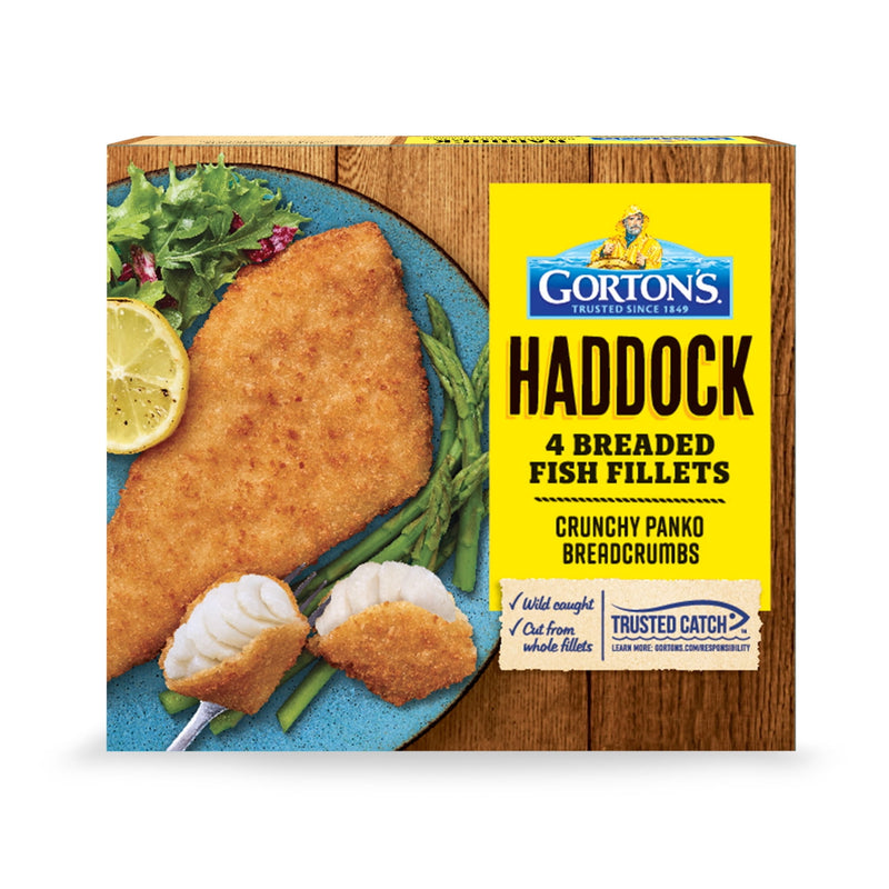 Gorton’s Crunchy Breaded Haddock Fillets, Wild Caught, 4 Count — photo 2