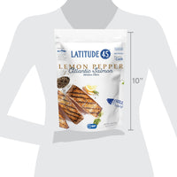 Latitude 45 Frozen Lemon Pepper Atlantic Salmon, 1 lb. Bag — photo 2