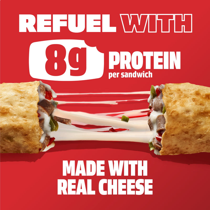 Hot Pockets Frozen Sandwich Philly Steak and Cheese Snacks, 54 oz, 12 ct — photo 2