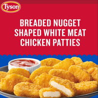 Tyson Frozen White Meat Chicken Nuggets, Family Pack, 64 oz, 11g Protein per Serving (Fully Cooked) — photo 2
