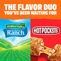 Hot Pockets Ranch Lovers Buffalo Style Chicken, Hidden Valley Ranch, Sandwich Snacks, 17 oz, 4 Pack (Frozen) — photo 2