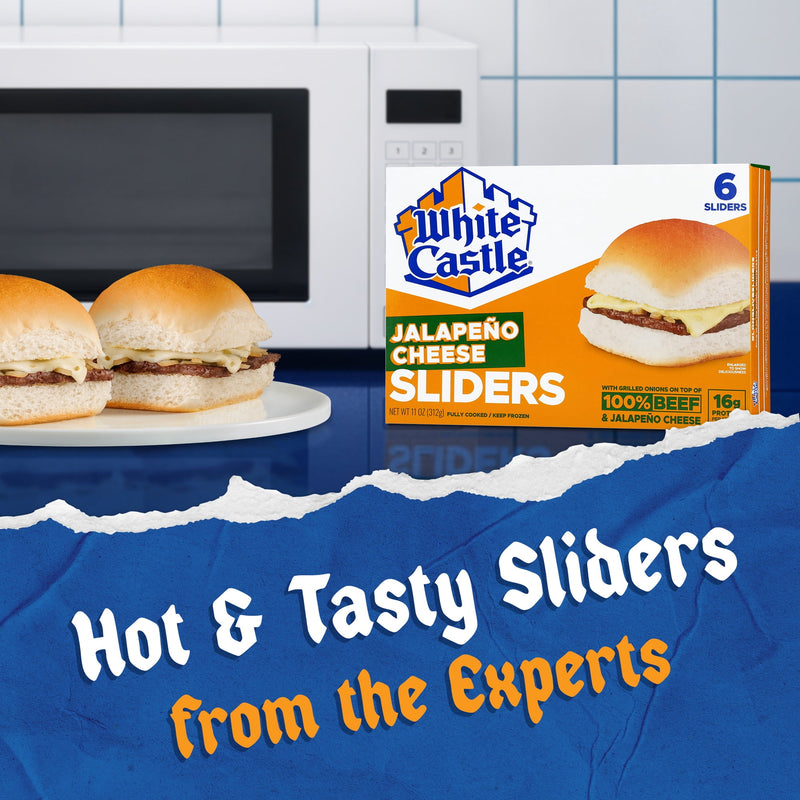White Castle Jalapeno Cheese Sliders, Frozen, 6 Count — photo 2