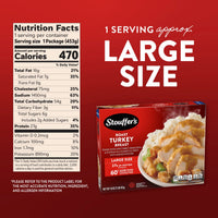 Stouffer's Roast Turkey Dinner Frozen Meal, 16 oz (Frozen) — photo 2