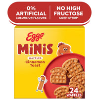 Eggo Minis Cinnamon Toast Waffles, Breakfast Food, 25.8 oz, 24 Count (Frozen) — photo 2