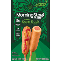 MorningStar Farms Classic Plant Based Corn Dogs, Vegan Snacks, 10 oz, 4 Count Box — photo 2
