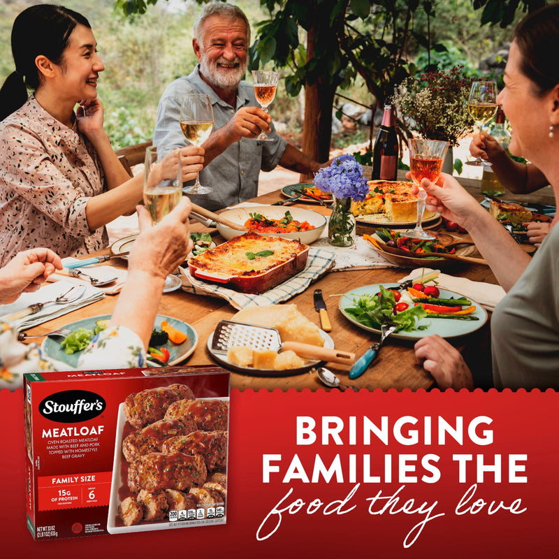 Stouffer’s Frozen Dinner Meatloaf, Family Size, Meatloaf Frozen Meal, Easy Family Meal — photo 2