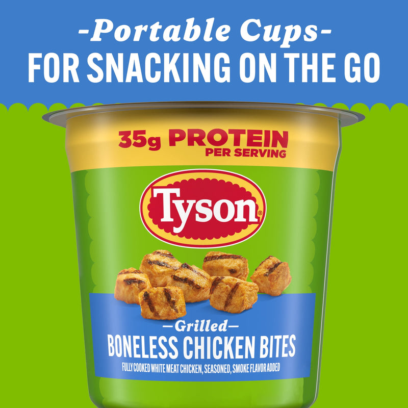 Tyson Grilled Boneless Chicken Bites Cup, 5.2 oz (Frozen, Fully Cooked) — photo 2