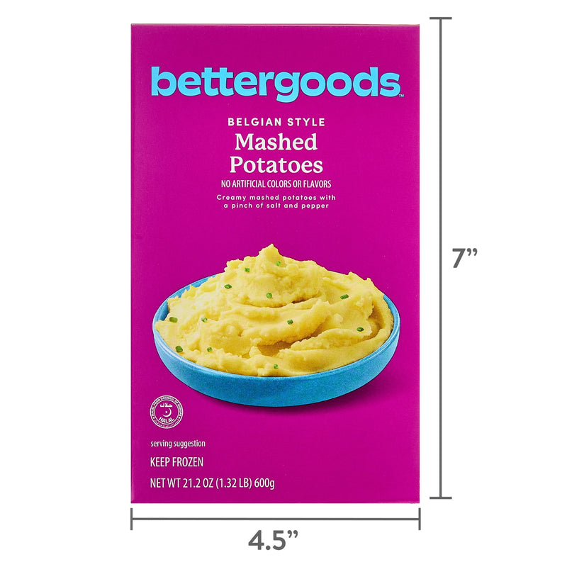 bettergoods Belgian Style Mashed Potatoes, 21.2 oz (Frozen) — photo 2