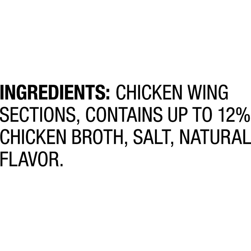 Great Value All Natural Chicken Wing Sections, 8 lb (Frozen) — photo 2
