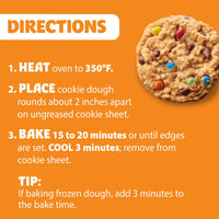 Pillsbury Ready to Bake Monster Refrigerated Cookie Dough, 12 Big Cookies, 16 oz — photo 2