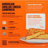 Lily's Toaster Grills - Grilled American Cheese Sandwich - Frozen Meal, 2 Pack, 6.8 oz — photo 2