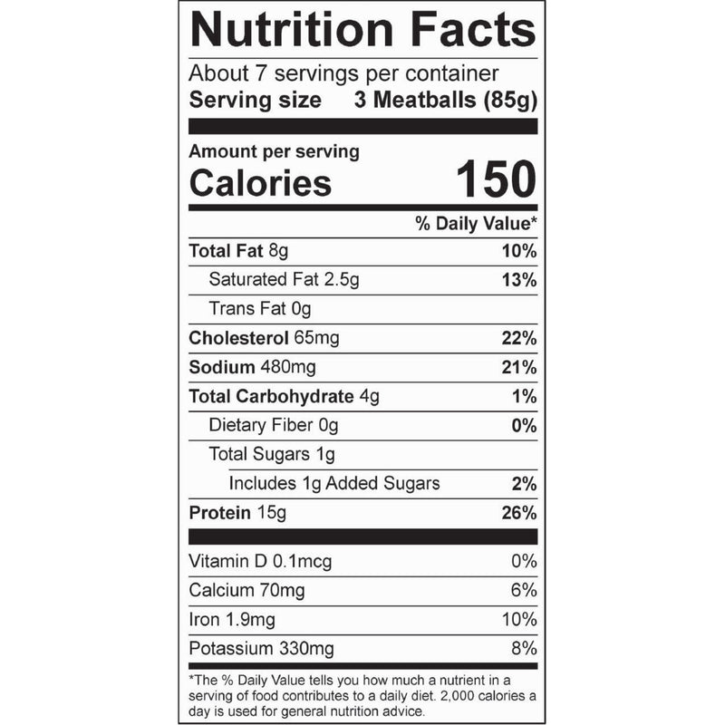 Rosina Chicken Meatballs, 22 oz Bag (Frozen) — photo 2
